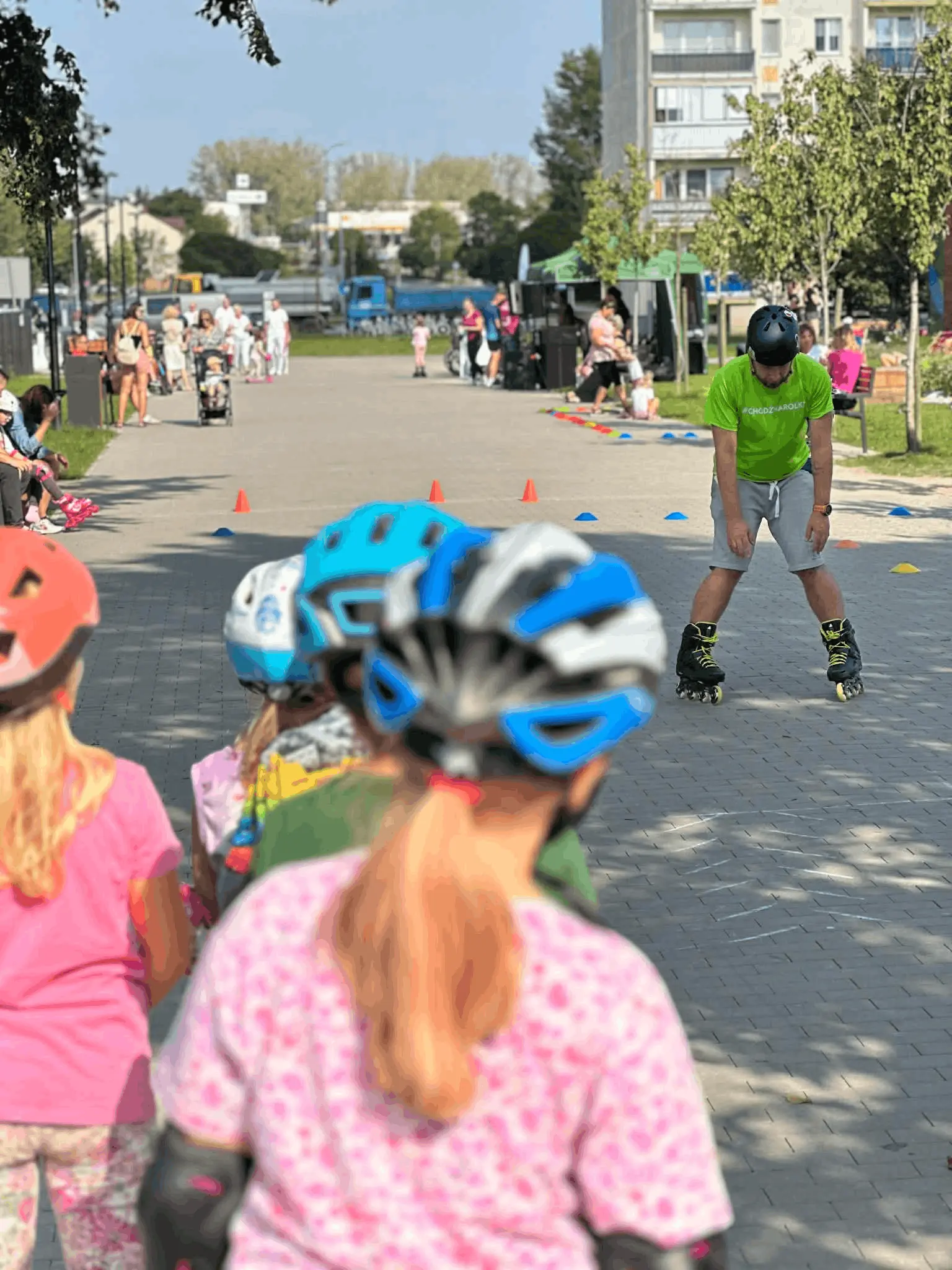 Dzieci na rolkach Kutnie